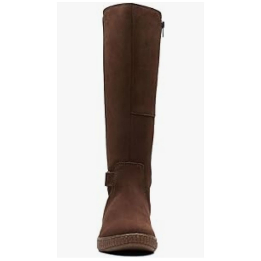 Clarks Collection Suede Tall Shaft Boots - Caroline Style NWOB - Picture 3 of 12